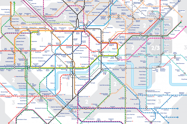 New Tube Map from TFL